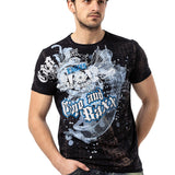 CT782 T-shirt homme avec grande impression