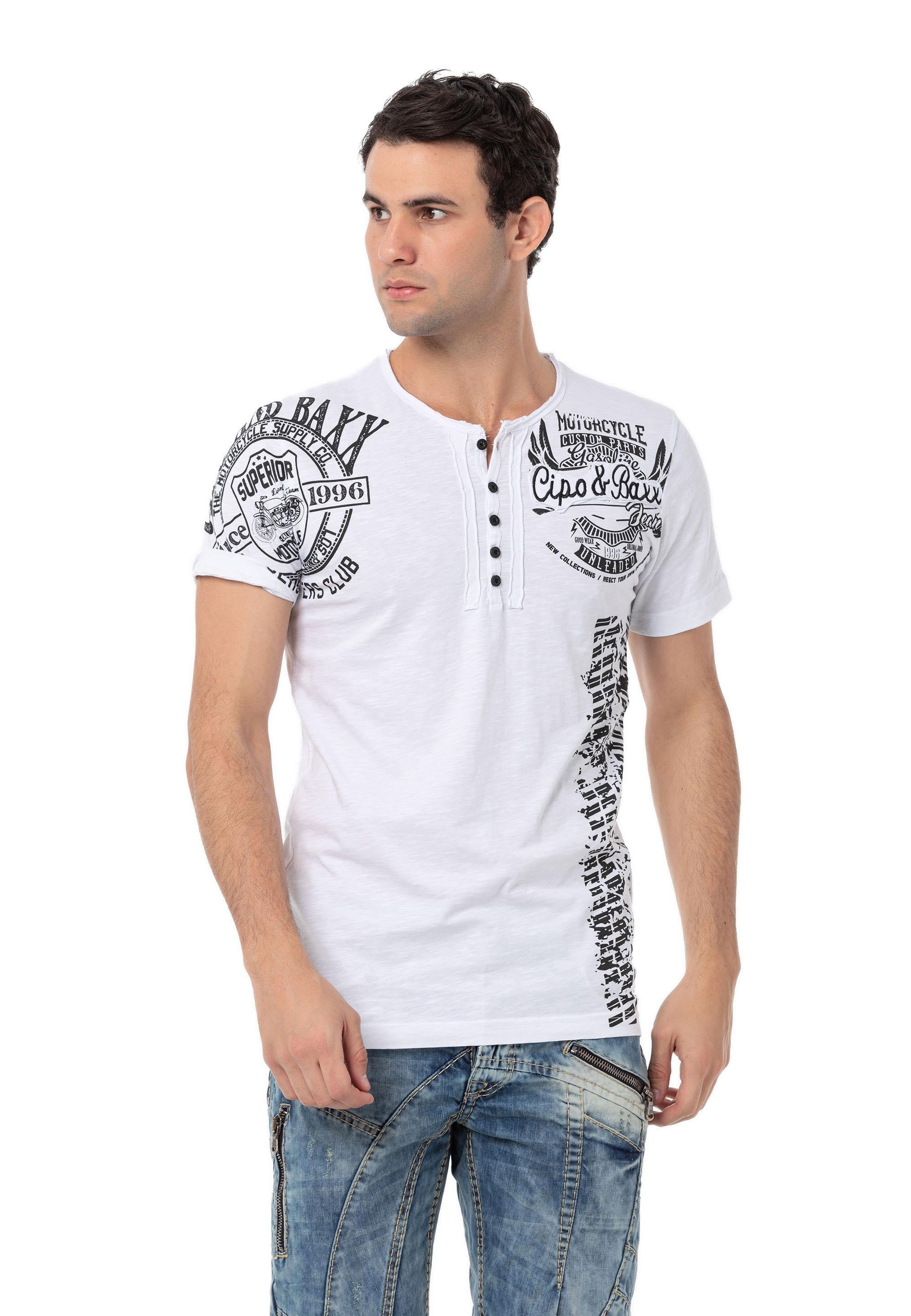CT789 Maglietta stile Biker per uomo