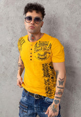CT789 Biker Hombres T-Shirt con cuello redondo