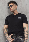 CT790 T-shirt basique avec logo brodé