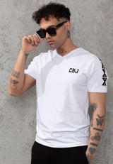 CT790 T-shirt basique avec logo brodé