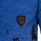 CT798-Herren Polo T-Shirt mit Print und im Regular Fit