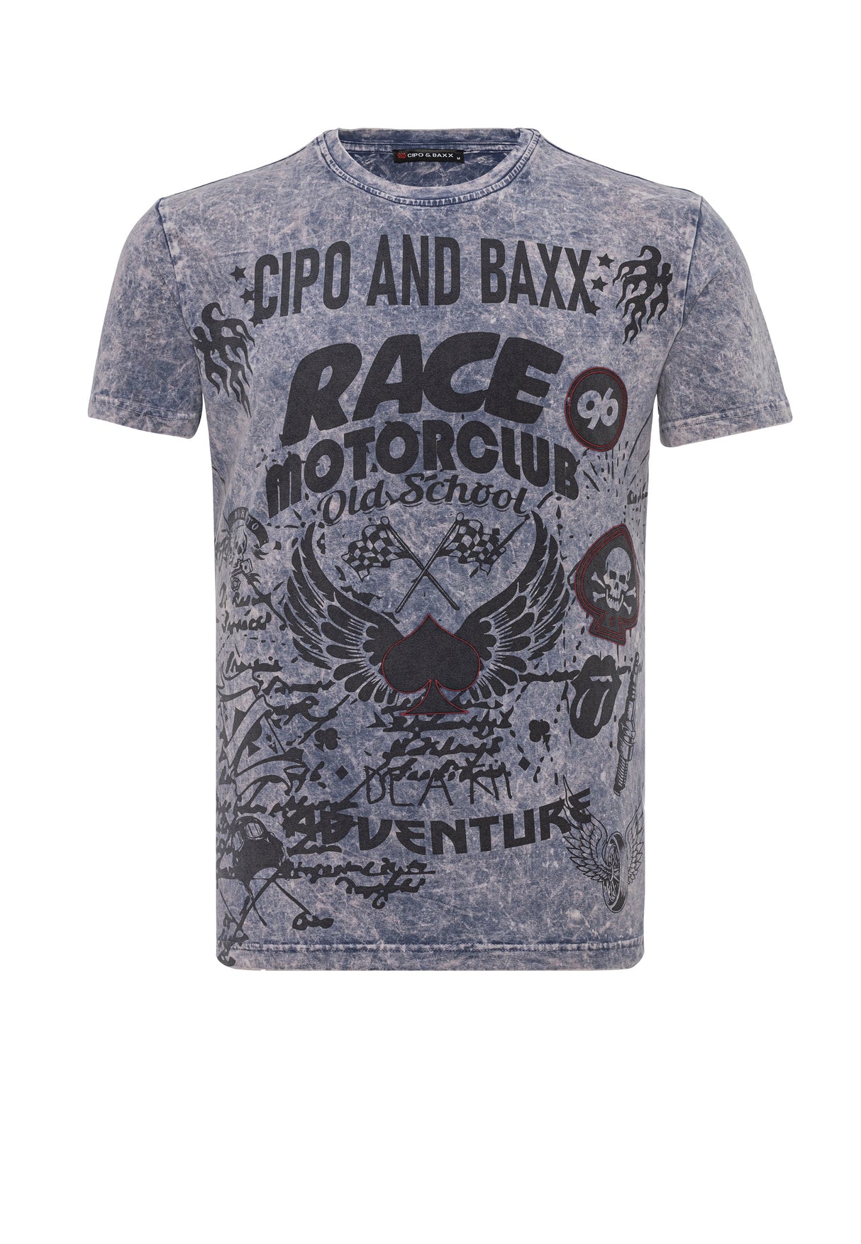 CT800-T-shirt col rond homme - Impression Aigle