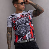 CT819 T-shirt estampada para hombre