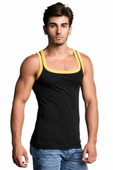 CU104 Zwart Heren Ondershirt