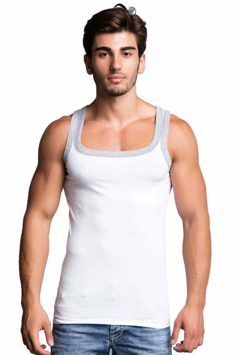 CU104 Zwart Heren Ondershirt