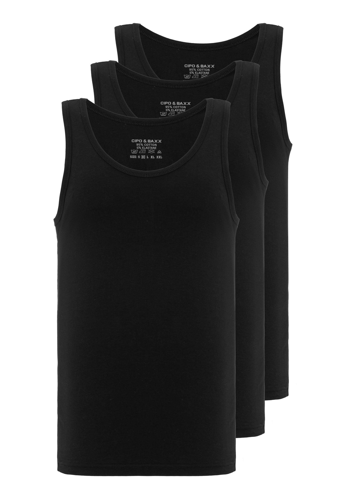  CU117 Pack da 3 Camisetas Interiores para hombre