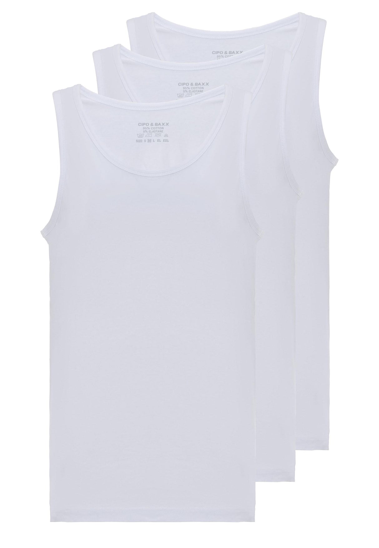  CU117 Pack da 3 Camisetas Interiores para hombre