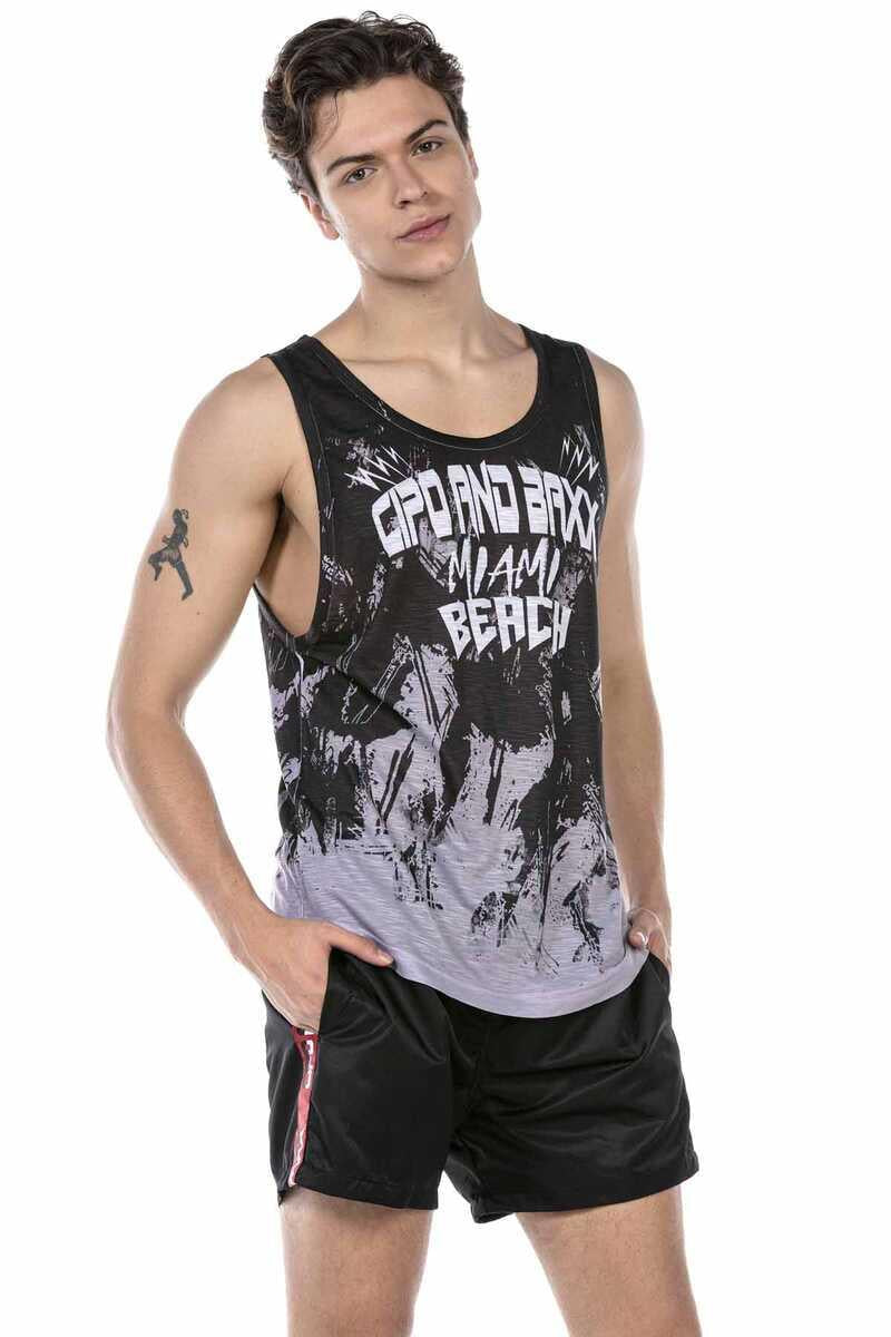 CUK245 BLACK HERREN BADE-ANZUG