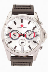 CZ108 men from steel with leather strap