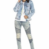 WD410 women Slim-Fit jeans in a modern look with Skinny-Fit