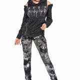 WD397 Damen Straight-Jeans mit cooler Waschung