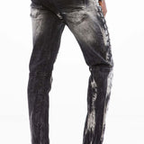 CD496 Herren Streetwear-Jeans mit Waschmuster
