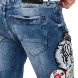 Jeans per tubi da uomo CD490 con stile street.