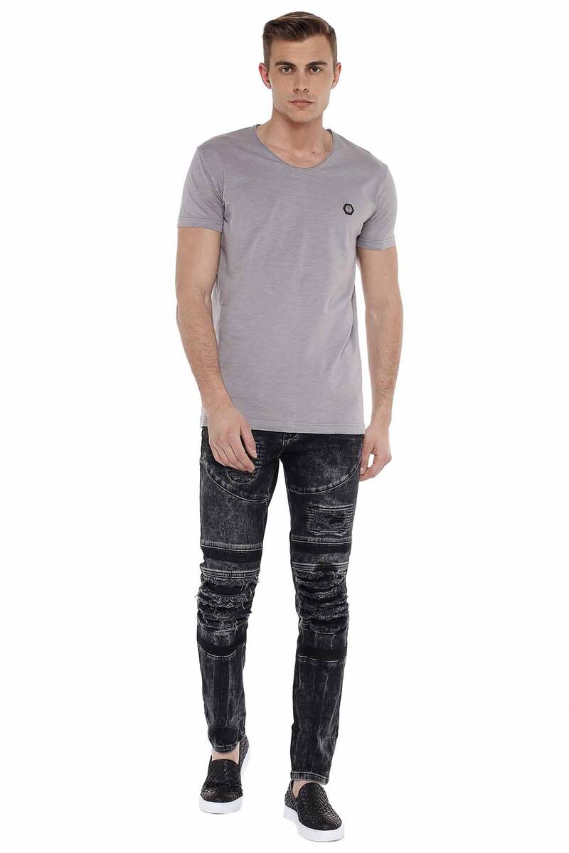 CD486A men Slim-Fit jeans in the used destroyed look