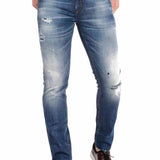 CD475 men's comfortable jeans in the Destroyed look Slim Fit