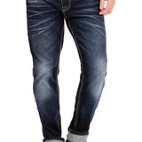 CD468 Jeans homme coupe regular avec un lavage prononcé