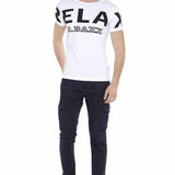 CD454 Men delgados-fit-jeans con bolsillos laterales