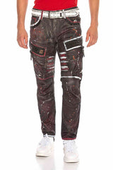 CD636 Jeans cómodos para hombres en una apariencia extravagante