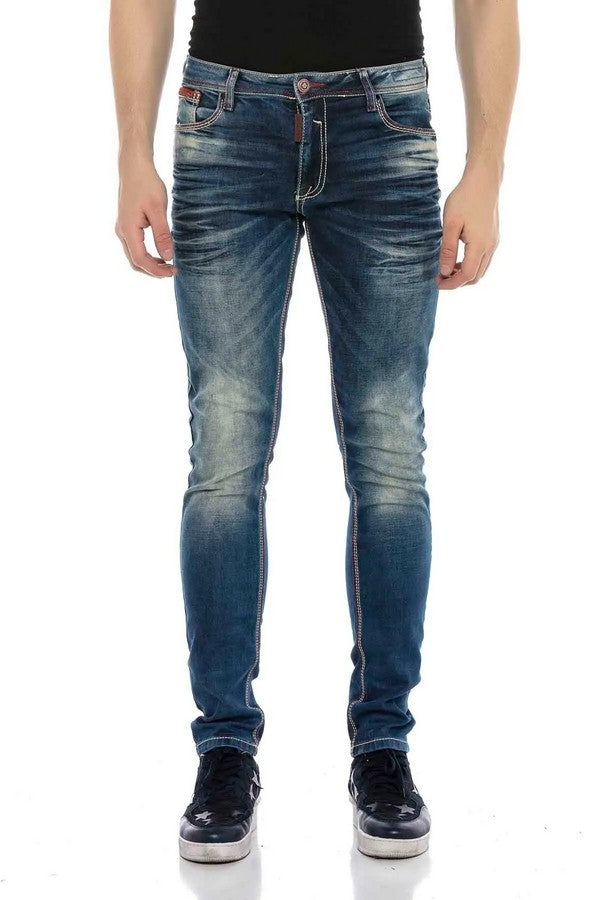 CD557 Jeans droit pour hommes coupe droite