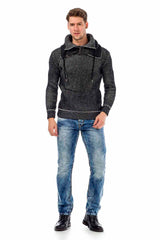 CD434 Heren Slim-Fit Jeans met Knoopzakken in Regular Fit