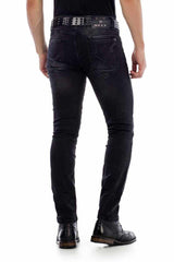 CD426 Jeans cómodos para hombres con nittilla