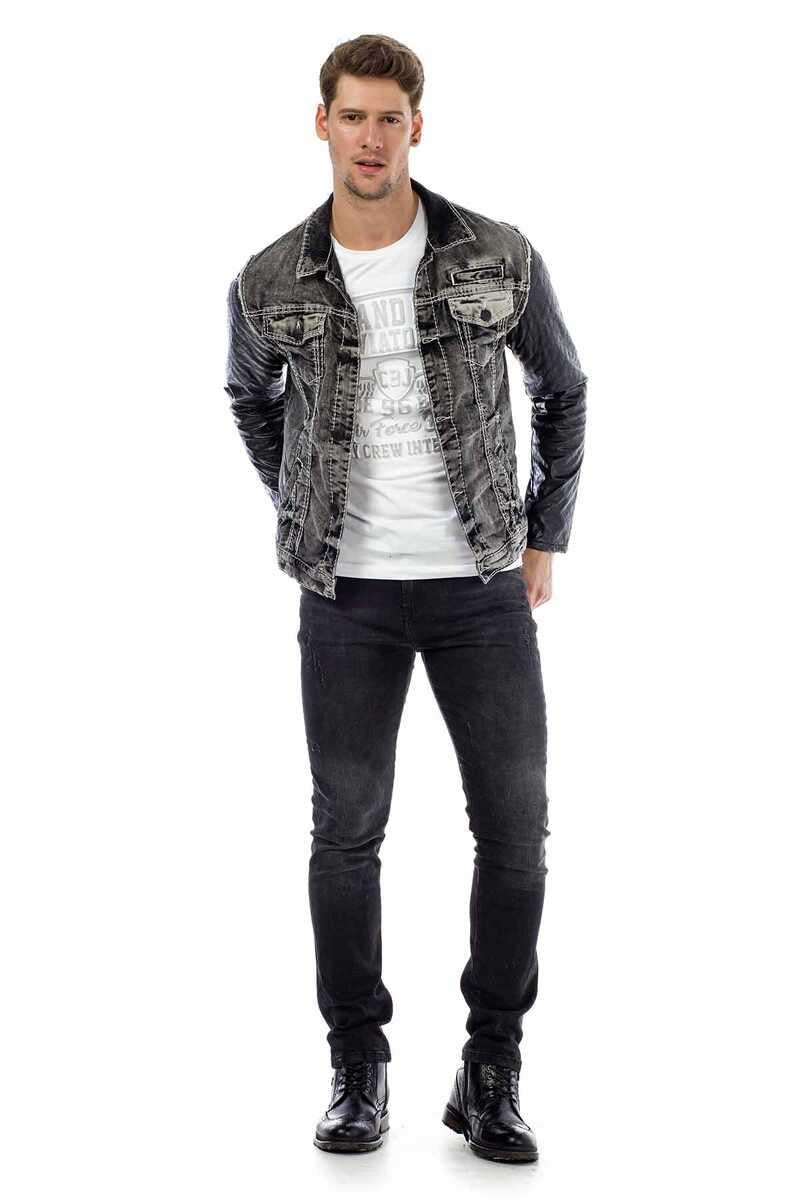 CD426 Jeans cómodos para hombres con nittilla