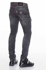 CD396 Jeans cómodos para hombres en el corte de ajuste regular