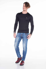 CD376 Heren comfortabele jeans in de klassieke 5-pocket-stijl