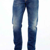 CD331 Jeans confortable pour hommes avec un lavage discret Straight Fit