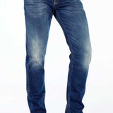 CD331 Jeans confortable pour hommes avec un lavage discret Straight Fit