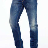 CD331 Jeans confortable pour hommes avec un lavage discret Straight Fit