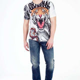 CD331 Jeans confortable pour hommes avec un lavage discret Straight Fit