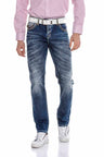 Jeans comodi da uomo CD305 in un look alla moda in forma dritta