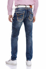 Jeans comodi da uomo CD305 in un look alla moda in forma dritta