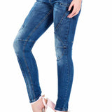 WD324 Damen Slim-Fit-Jeans mit Slim Fit-Schnitt