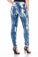 WD368 Rohrenjeans femminile con ricamo alla moda