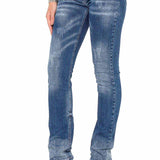 WD364 Women Comfortable Jeans with a trendy bootcut