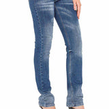 WD364 Women Comfortable Jeans with a trendy bootcut