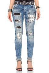 PANTALONES VAQUEROS PARA MUJER WD339
