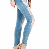 WD326 jeansy damskie
