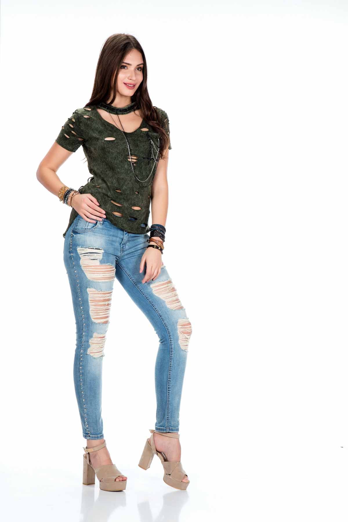 WD326 DAMES JEANS