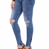 WD333 Blue Damen Jeans