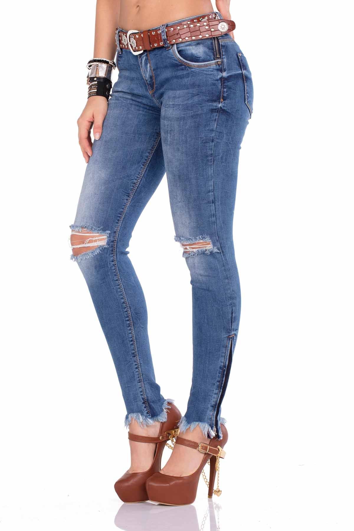 WD333 Blue Damen Jeans