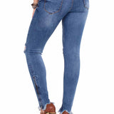 WD333 Blue Damen Jeans