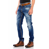 CD350 Heren comfortabele jeans in stijlvolle vernietigde look
