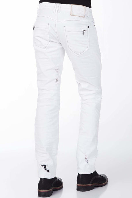CD215 Jeans Slim Fit da Uomo con Eleganti Tasche con Zip