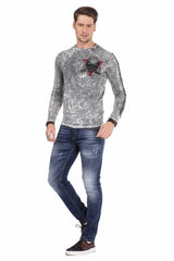 CD459 Men Slim-Fit-Jeans Casual-Style