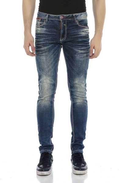 CD557 Men Straight fit-jeans in een rechte snede
