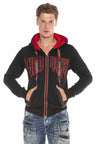 CL415 Herren Sweatjacke mit modischem Markenprint